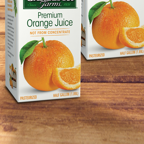Garelick Orange Juice background